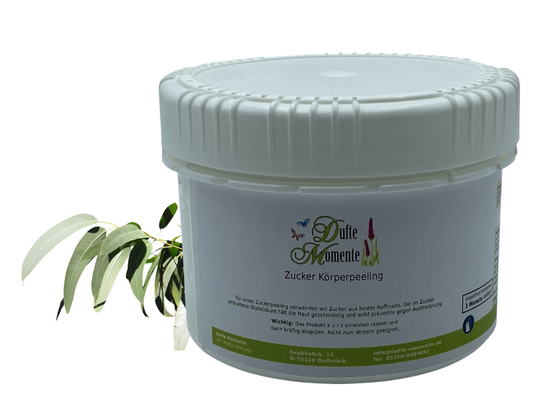 Wellness-Zucker Dose 400 g Eukalyptus