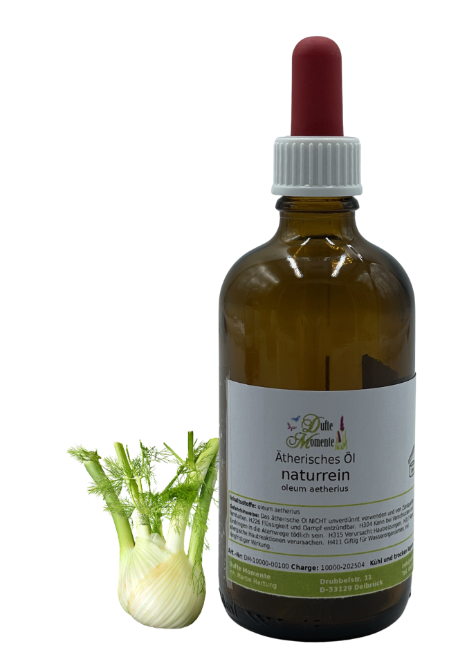 Braunglas-Flasche Ätherische Öl 100 ml mit Pipette