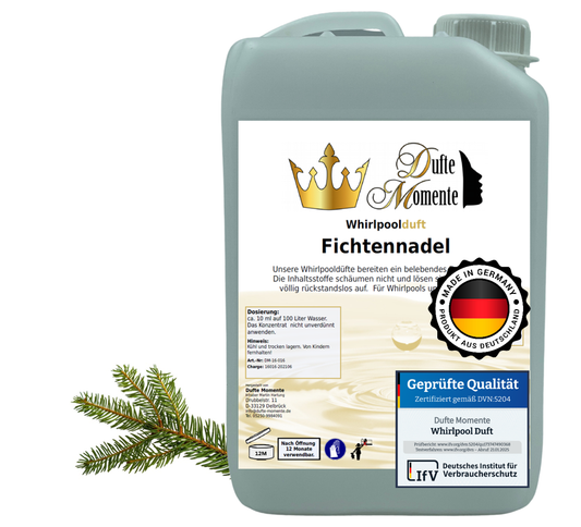 Whirlpoolduft 3 Liter Kanister Fichtennadel