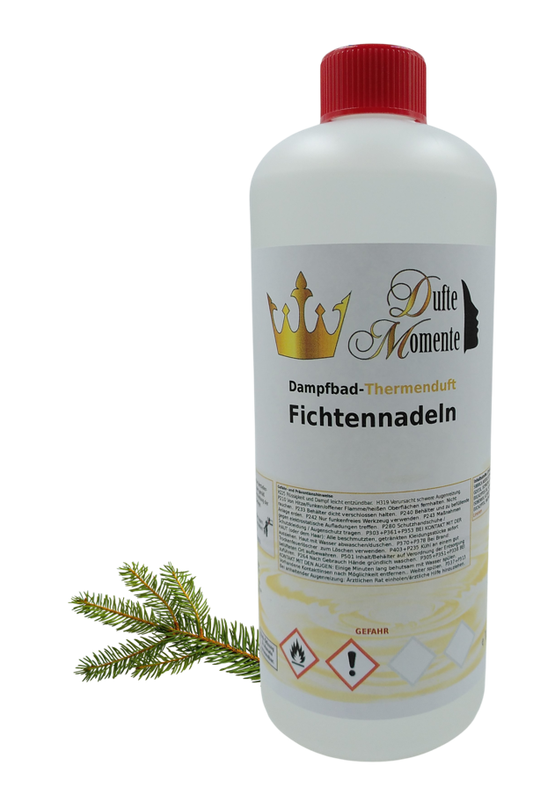 Dampfbad Duft Konzentrat Flasche 1 Liter Fichtennadeln