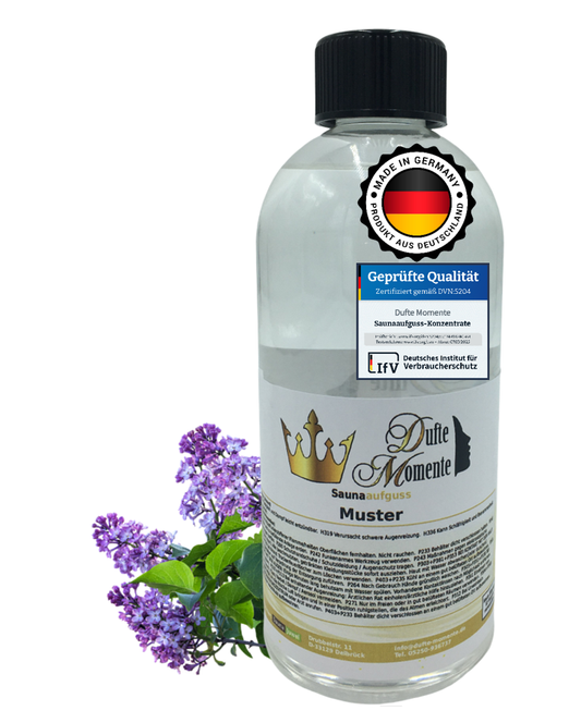 Saunaduft Konzentrat 500 ml Flasche Flieder