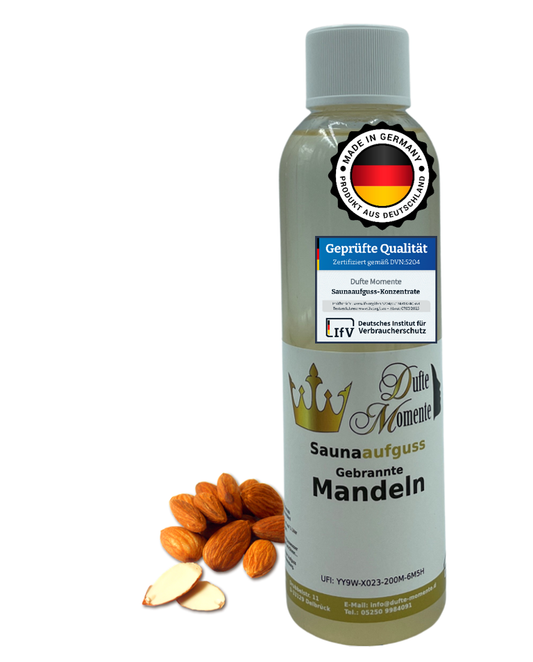 Saunaduft Konzentrat 250 ml Flasche Gebrannte Mandeln