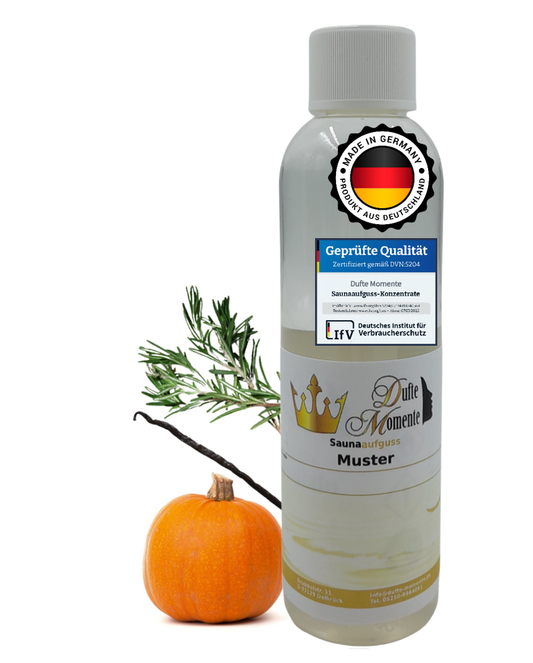 Saunaduft Konzentrat 250 ml Flasche Gewürzkürbis