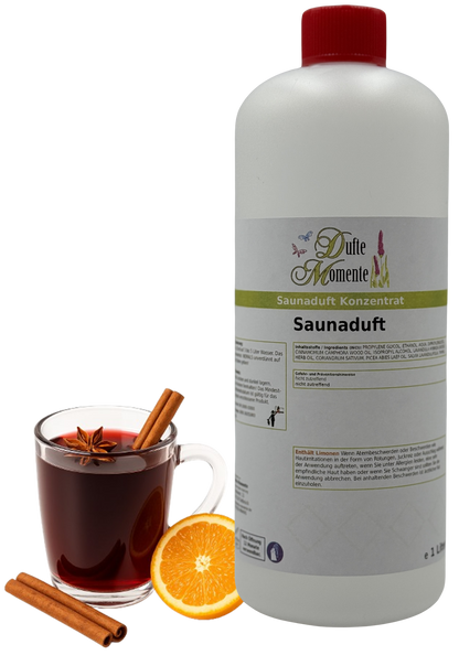 Glühwein Saunaaufguss-Konzentrat | 250 ml – 3 L | Würzig & Wärmend