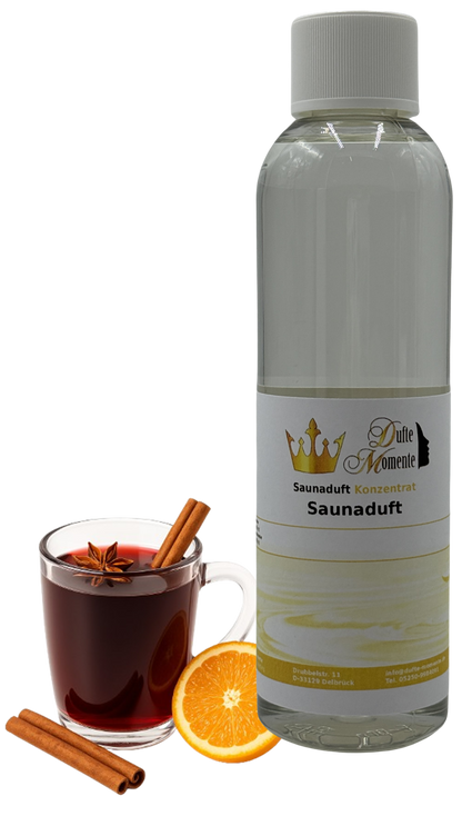 Glühwein Saunaaufguss-Konzentrat | 250 ml – 3 L | Würzig & Wärmend