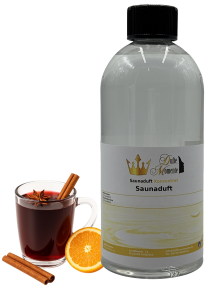 Glühwein Saunaaufguss-Konzentrat | 250 ml – 3 L | Würzig & Wärmend
