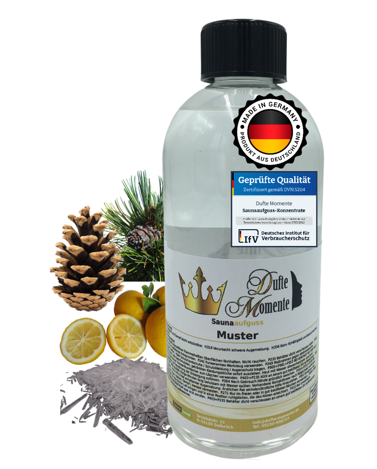 Saunaduft Konzentrat 500 ml Flasche Gluthauch
