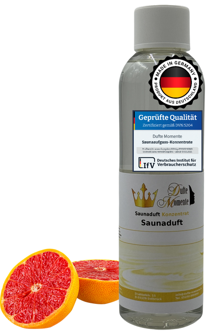Grapefruit Saunaaufguss-Konzentrat | 250 ml – 3 L | Fruchtig & Erfrischend