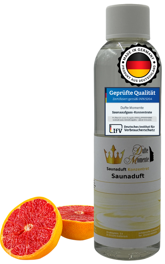 Grapefruit Saunaaufguss-Konzentrat | 250 ml – 3 L | Fruchtig & Erfrischend