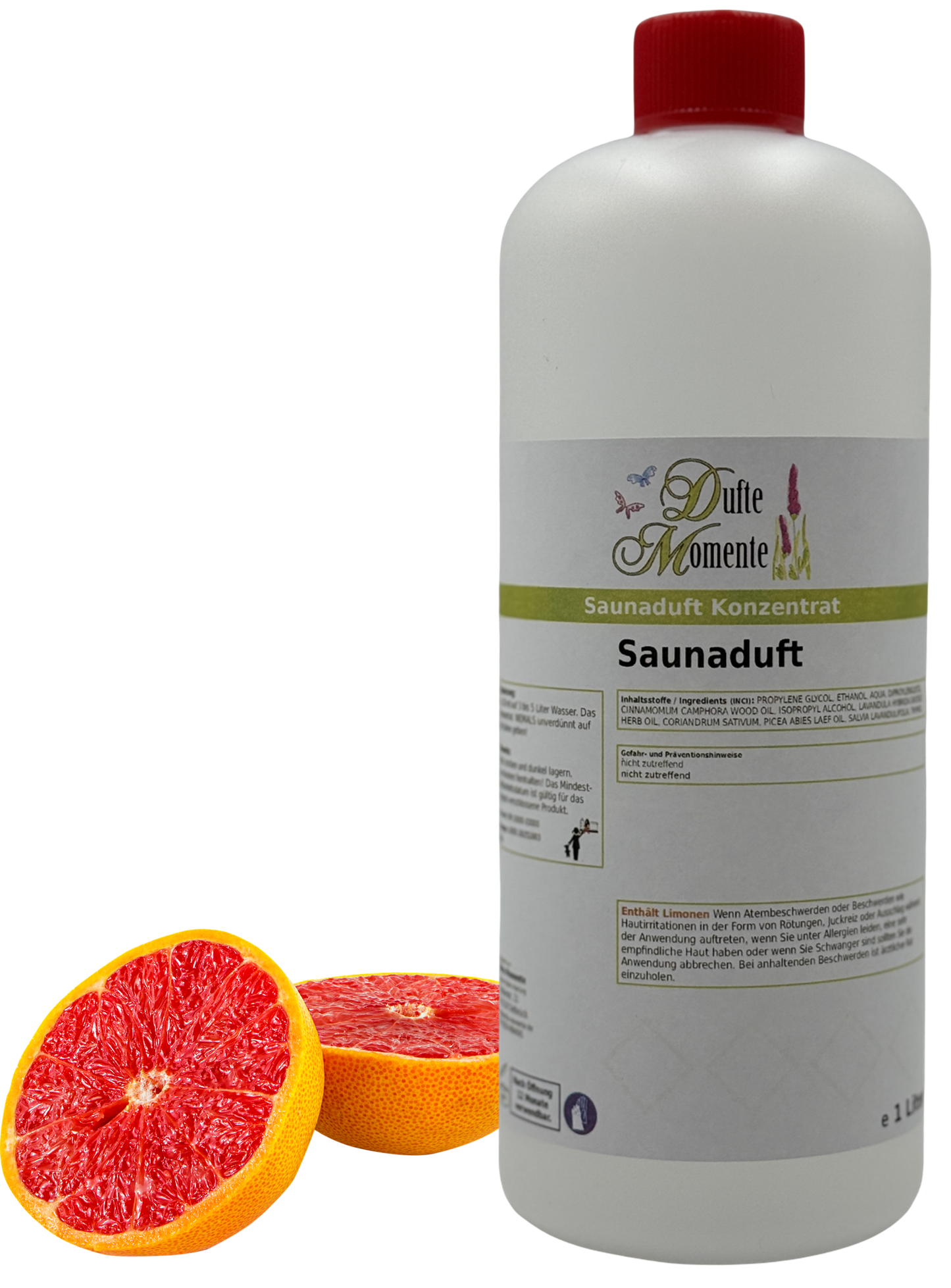 Grapefruit Saunaaufguss-Konzentrat | 250 ml – 3 L | Fruchtig & Erfrischend