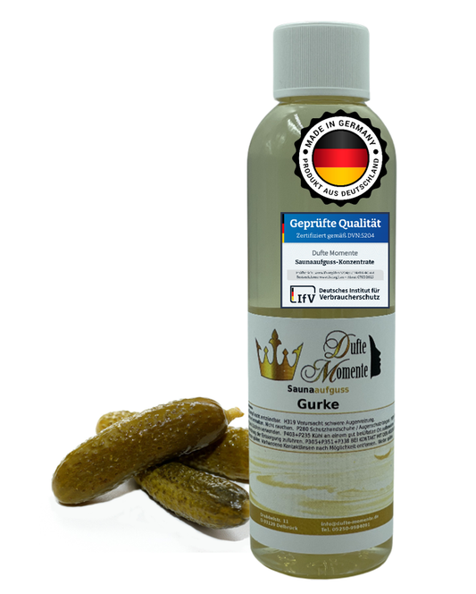 Saunaduft Konzentrat 250 ml Flasche Gurke