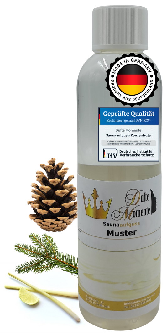 Himalaya Saunaaufguss-Konzentrat | 250 ml – 3 L | Edeltanne, Kiefernnadel, Lemongras & Zedernholz
