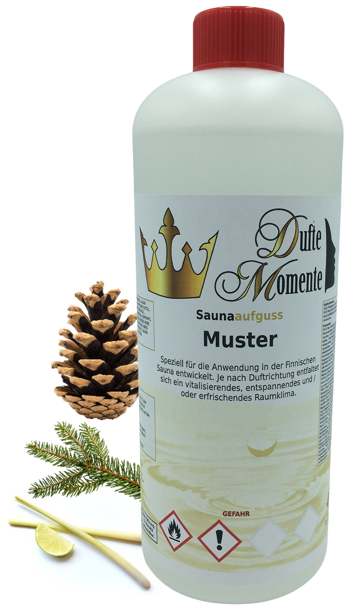 Himalaya Saunaaufguss-Konzentrat | 250 ml – 3 L | Edeltanne, Kiefernnadel, Lemongras & Zedernholz