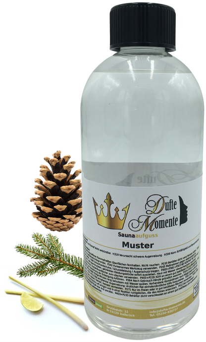 Himalaya Saunaaufguss-Konzentrat | 250 ml – 3 L | Edeltanne, Kiefernnadel, Lemongras & Zedernholz