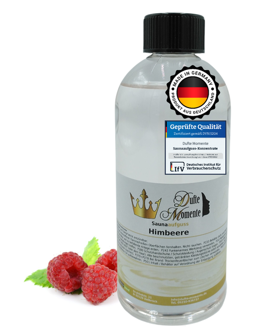 Saunaduft Konzentrat 500 ml Flasche Himbeere
