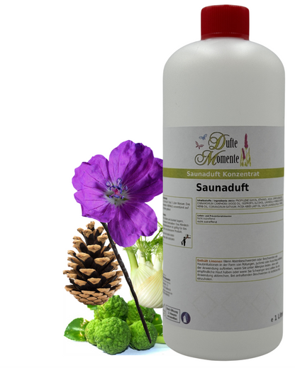 Saunaduft Indian Summer in 1 Liter Flasche mit Duftbestandteilen