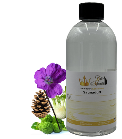 Saunaduft Indian Summer in 500ml Flasche mit Duftbestandteilen