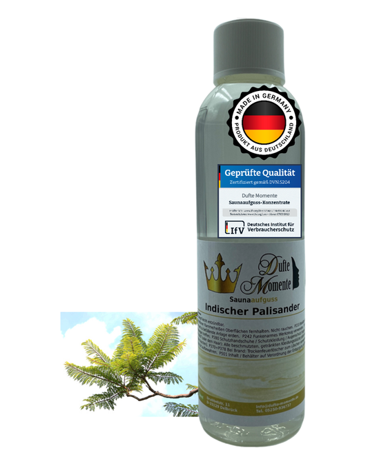 Saunaduft Konzentrat 250 ml Flasche Indischer Palisander