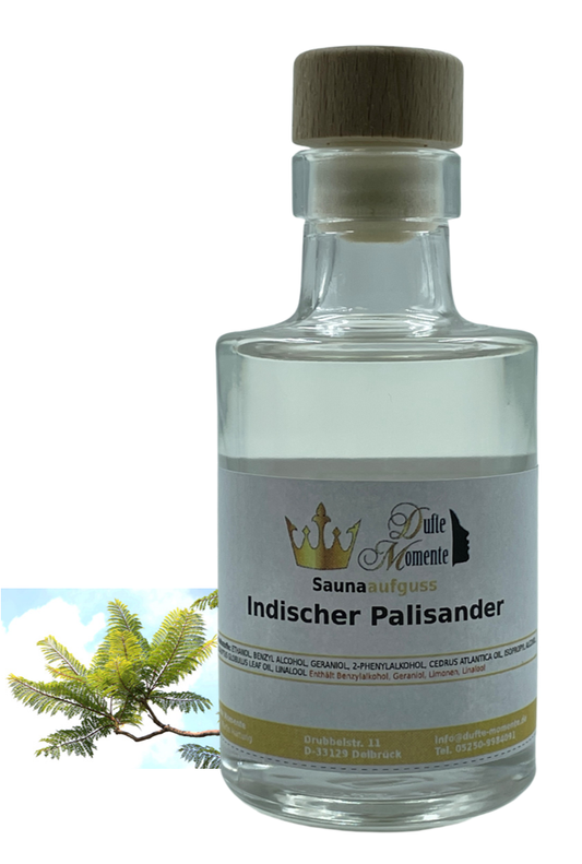 Saunaduft Konzentrat Glasflasche 100ml Indischer Palisander