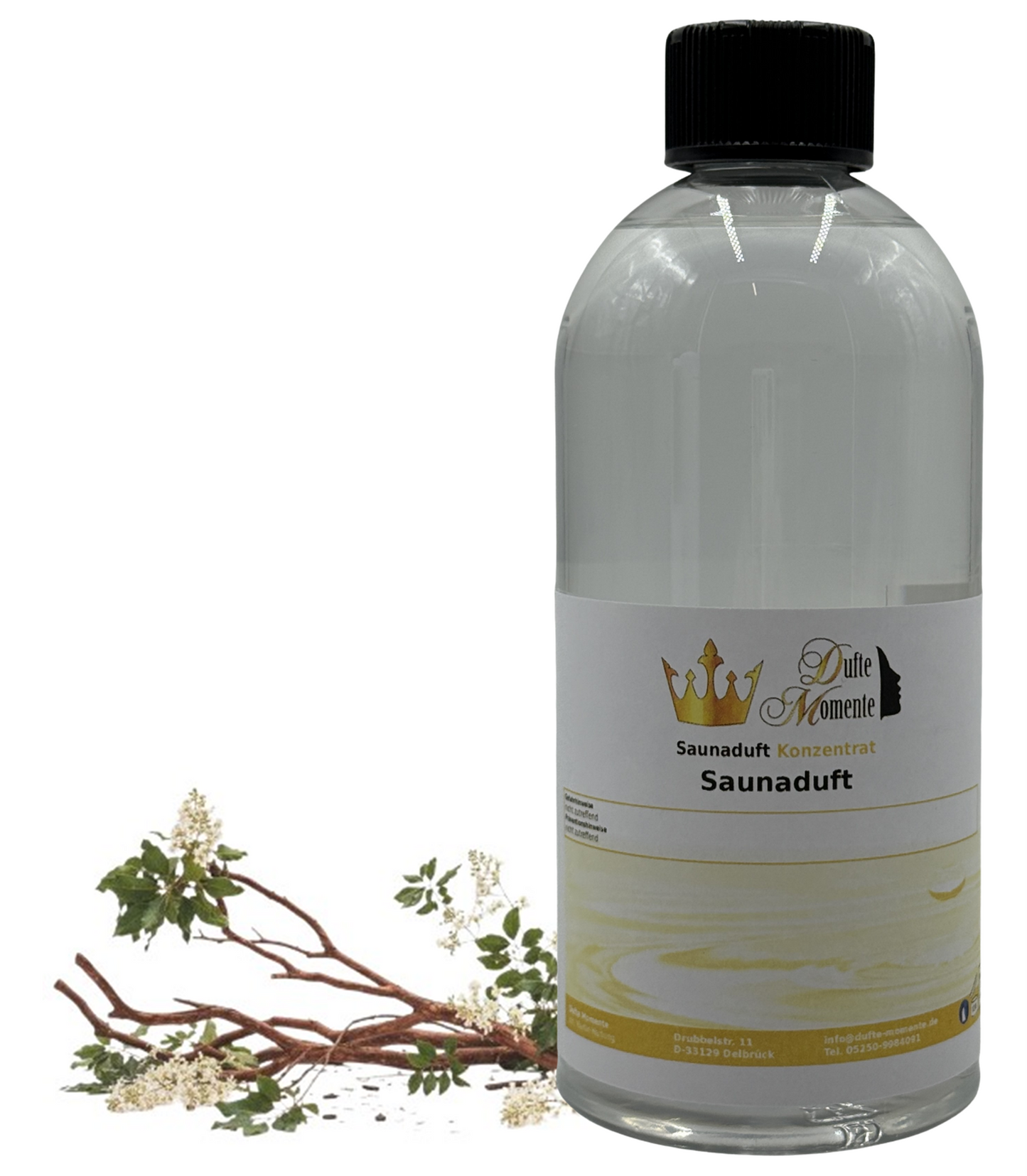 Saunaduft Indischer Palisander in 500ml Flasche mit Palisander