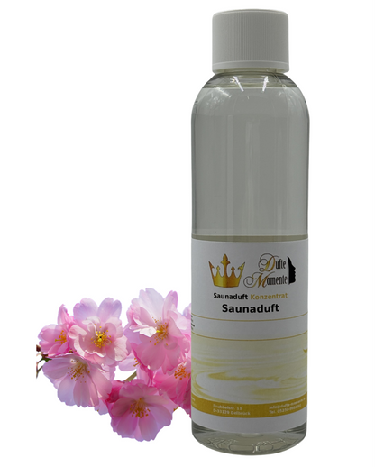 Saunaduft Kirschblüte in 250ml Flasche mit Duftbestandteilen