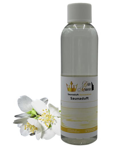 Saunaduft Jasmin in 250ml Flasche mit Duftbestandteilen