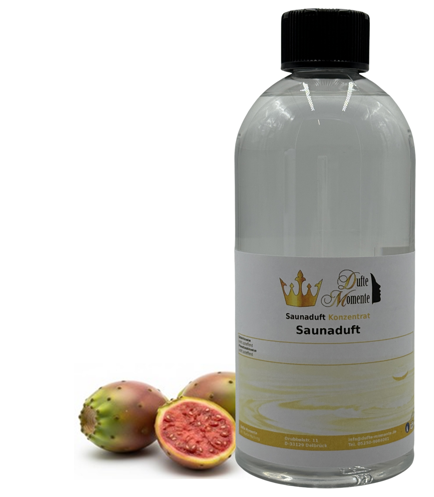 Saunaduft Kaktusfeige in 500ml Flasche mit Duftbestandteilen