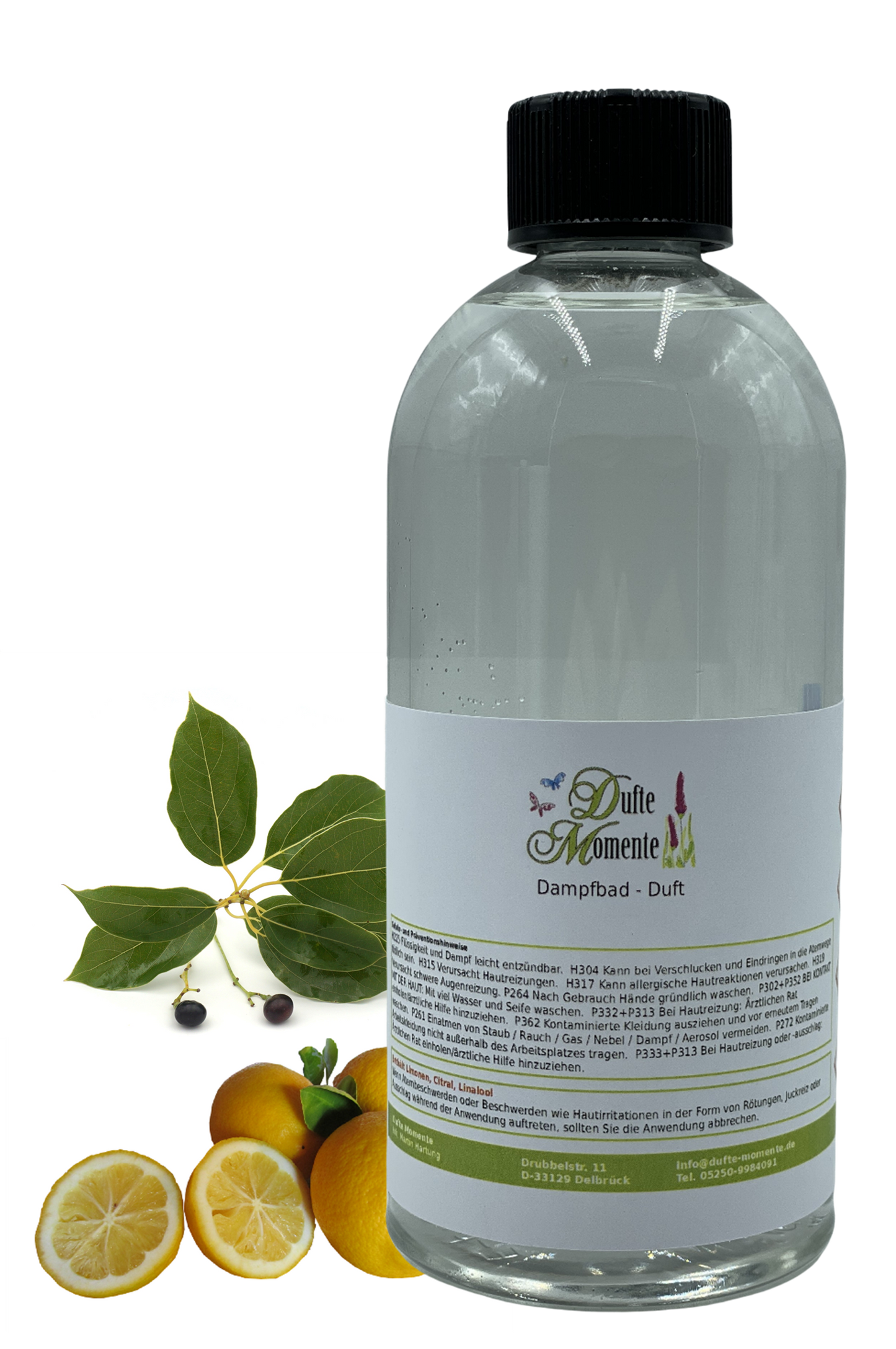 Dampfbad Duftkonzentrat kampfer-zitrone in 500ml flasche