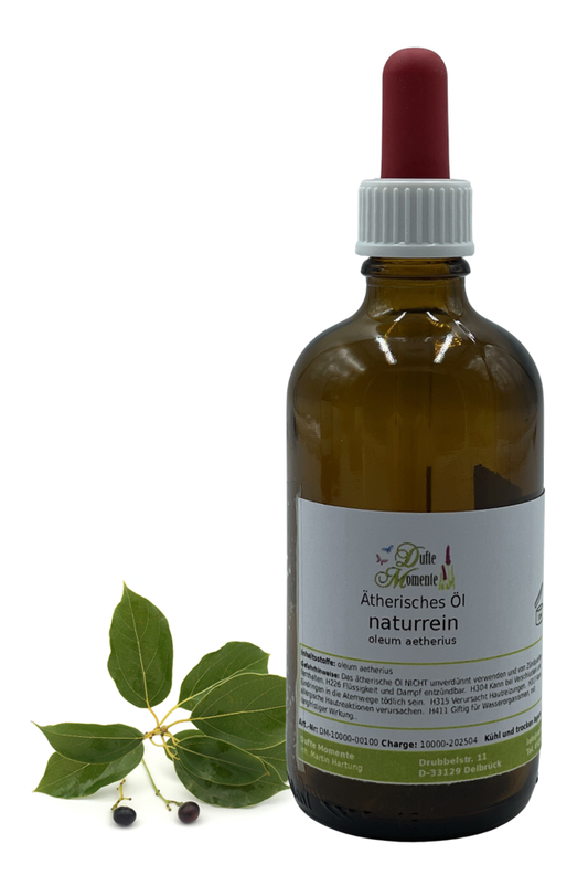 Braunglas-Flasche Ätherische Öl 100 ml mit Pipette