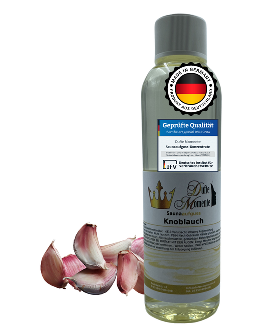 Saunaduft Konzentrat 250 ml Flasche Knoblauch