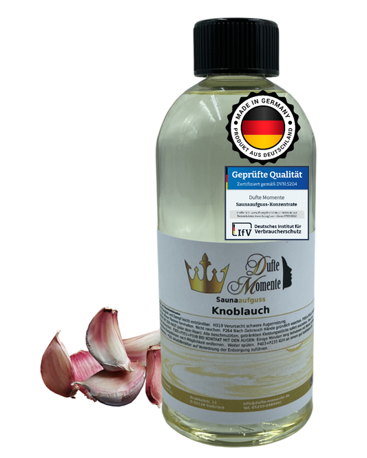Saunaduft Konzentrat 500 ml Flasche Knoblauch