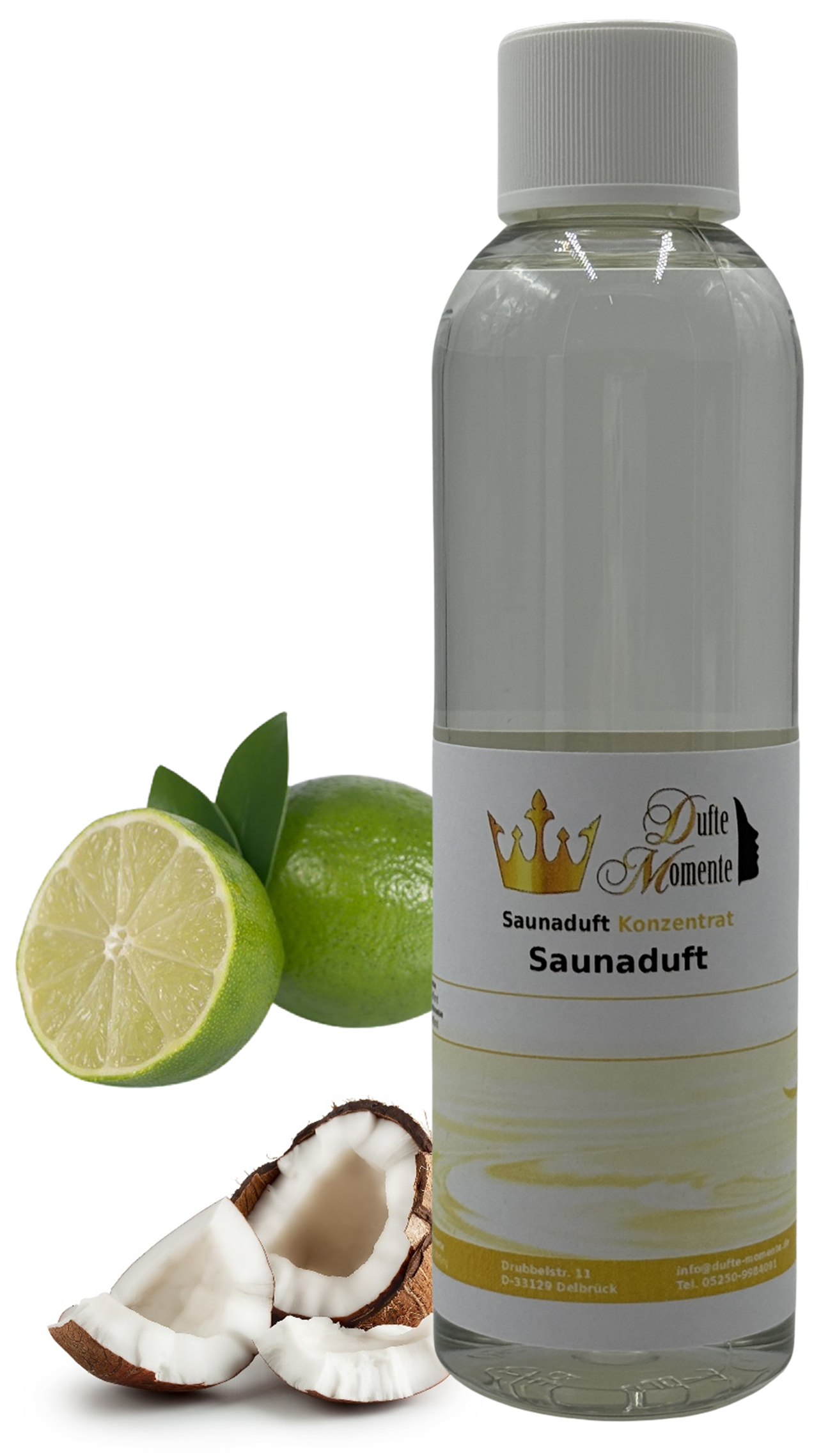 Kokos-Limette Saunaaufguss-Konzentrat | 250 ml – 3 L | Exotisch & Frisch