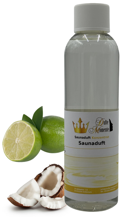 Kokos-Limette Saunaaufguss-Konzentrat | 250 ml – 3 L | Exotisch & Frisch