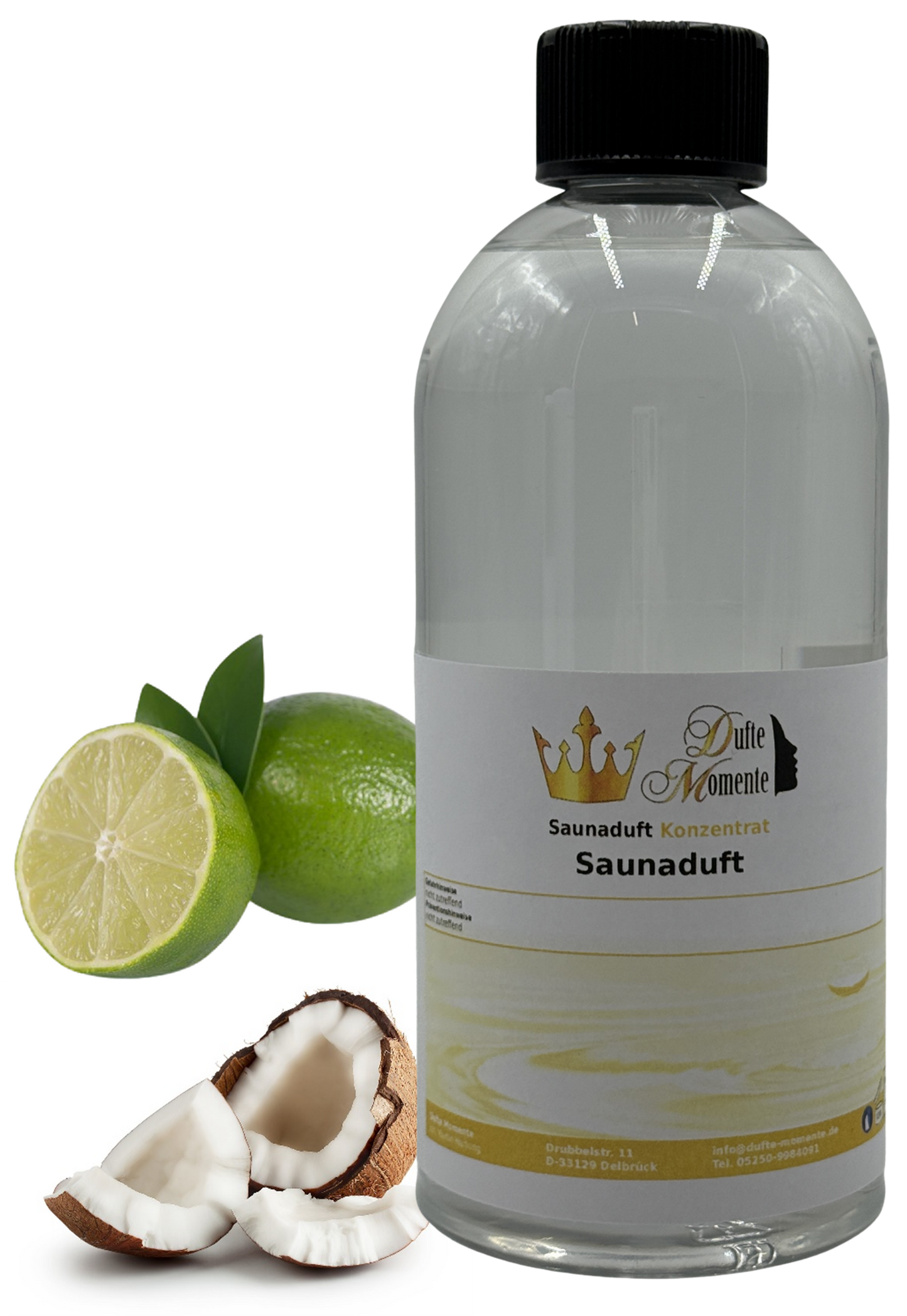 Kokos-Limette Saunaaufguss-Konzentrat | 250 ml – 3 L | Exotisch & Frisch