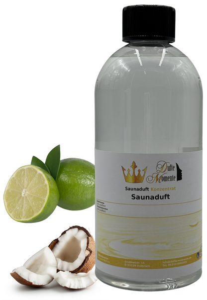 Kokos-Limette Saunaaufguss-Konzentrat | 250 ml – 3 L | Exotisch & Frisch