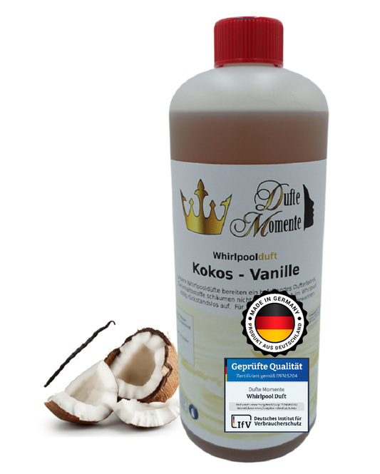 Whirlpoolduft 1 Liter Flasche Kokos - Vanille