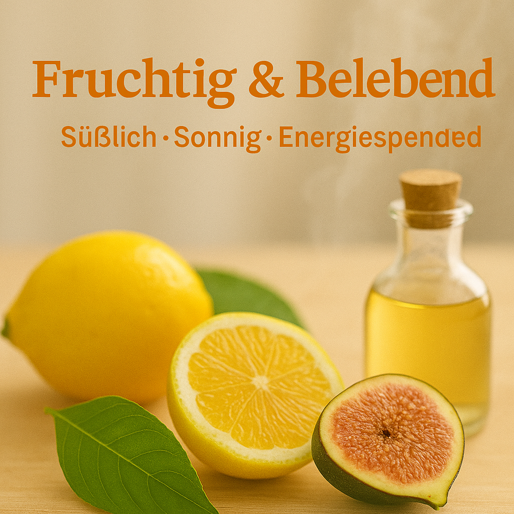 Kollektionsbild Fruchtig & Belebend in Saunaoptik mit Duftbestandteilen