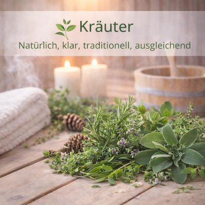 Modbild Kräuter mit Saunaelementen