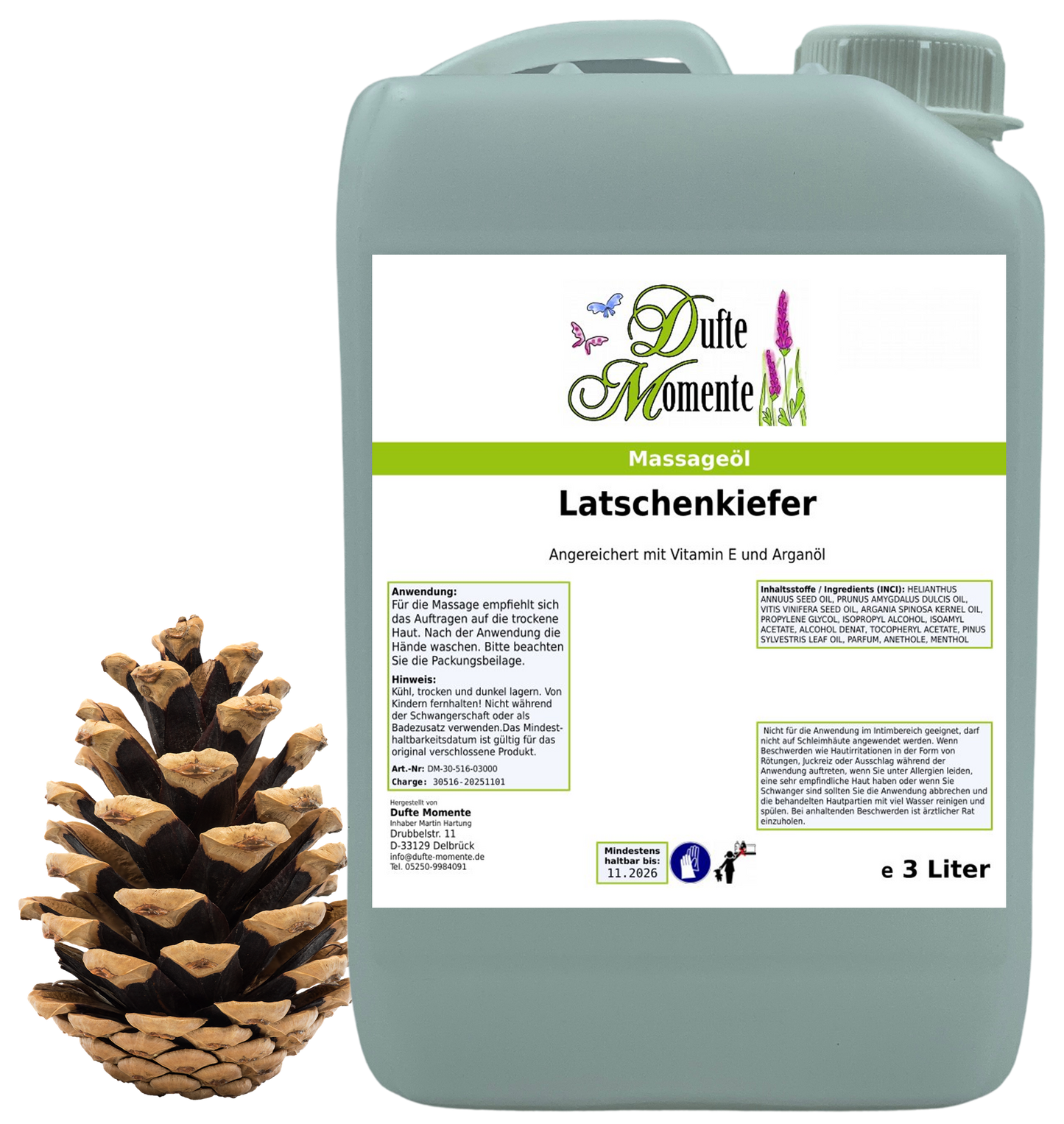 Produkt Massageöl 3 Liter Latschenkiefer