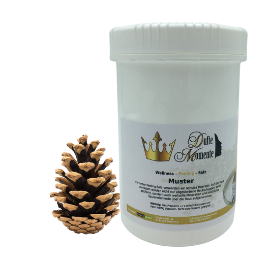 Latschenkiefer - 1 kg Salz Körperpeeling, mit BIO-Salz