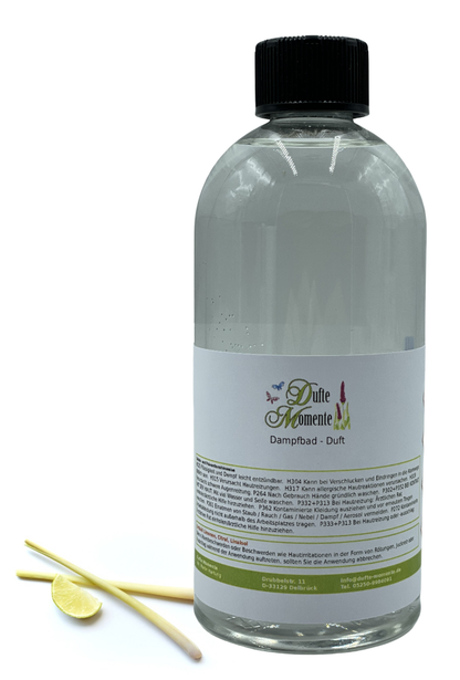 Dampfbad Duftkonzentrat lemongras in 500ml flasche