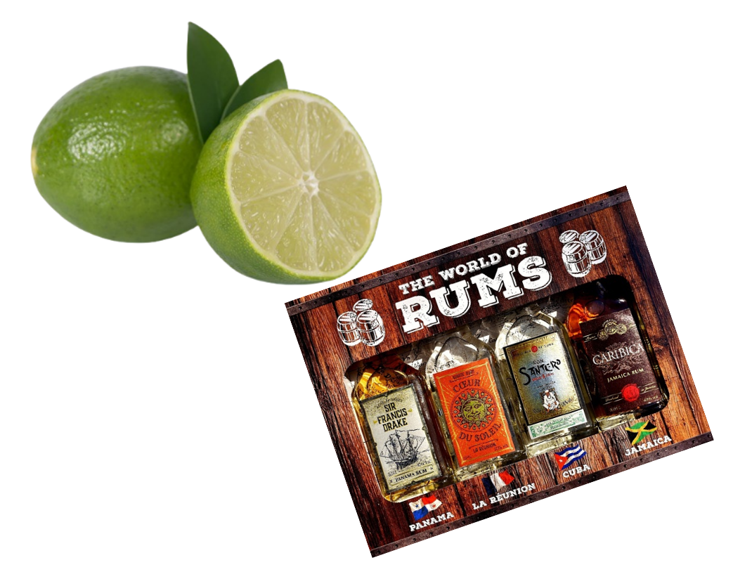 Limetten und Rumsorten