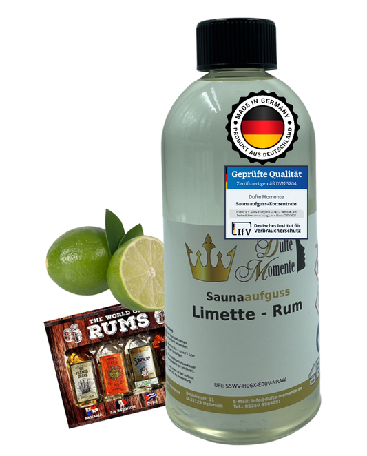 Saunaduft Konzentrat 500 ml Flasche Limette - Rum