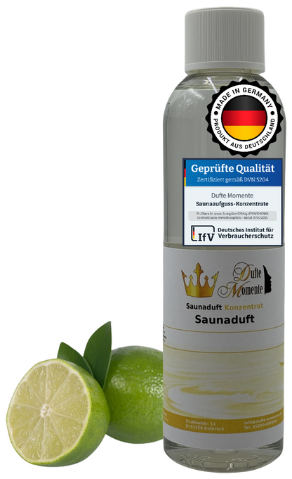 Limette Saunaaufguss-Konzentrat | 250 ml – 3 L | Fruchtig & Spritzig