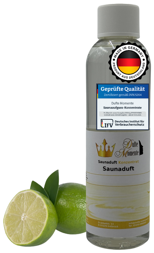 Limette Saunaaufguss-Konzentrat | 250 ml – 3 L | Fruchtig & Spritzig