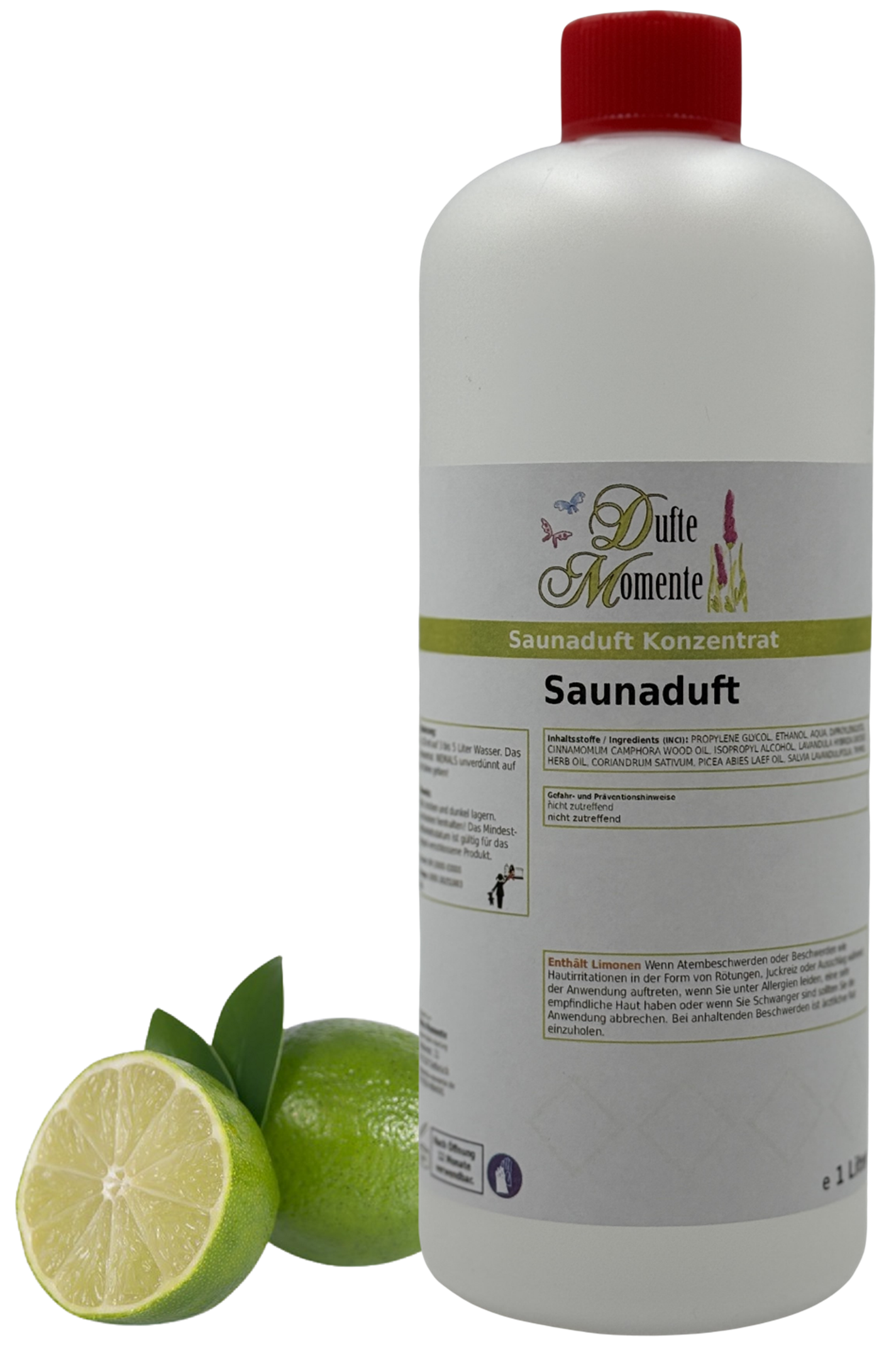 Limette Saunaaufguss-Konzentrat | 250 ml – 3 L | Fruchtig & Spritzig
