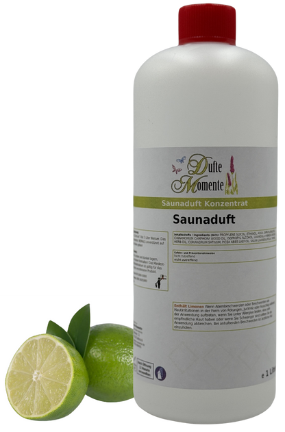 Limette Saunaaufguss-Konzentrat | 250 ml – 3 L | Fruchtig & Spritzig