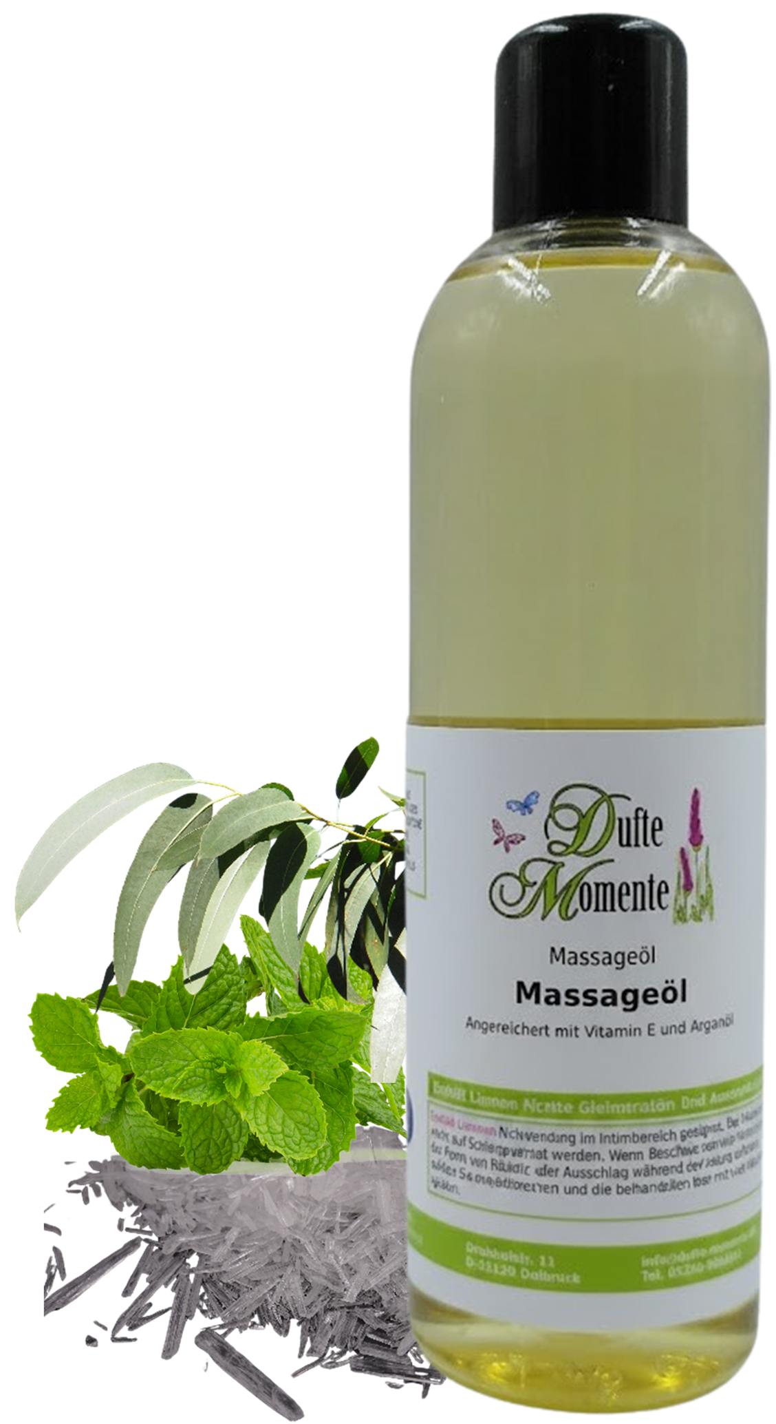 Flasche Massageöl 250ml Coolnight