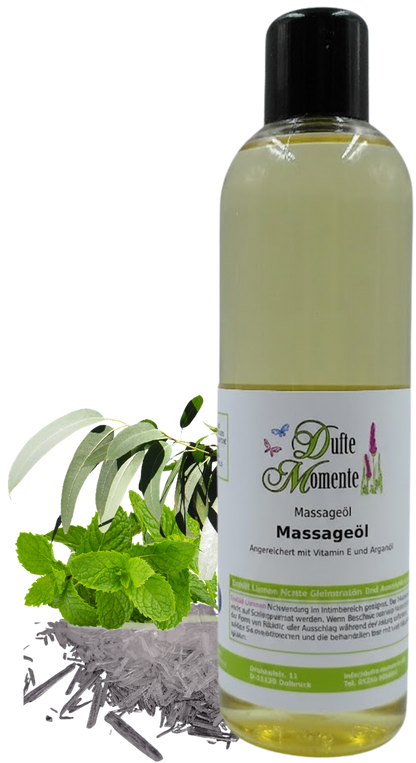 Flasche Massageöl 250ml Coolnight