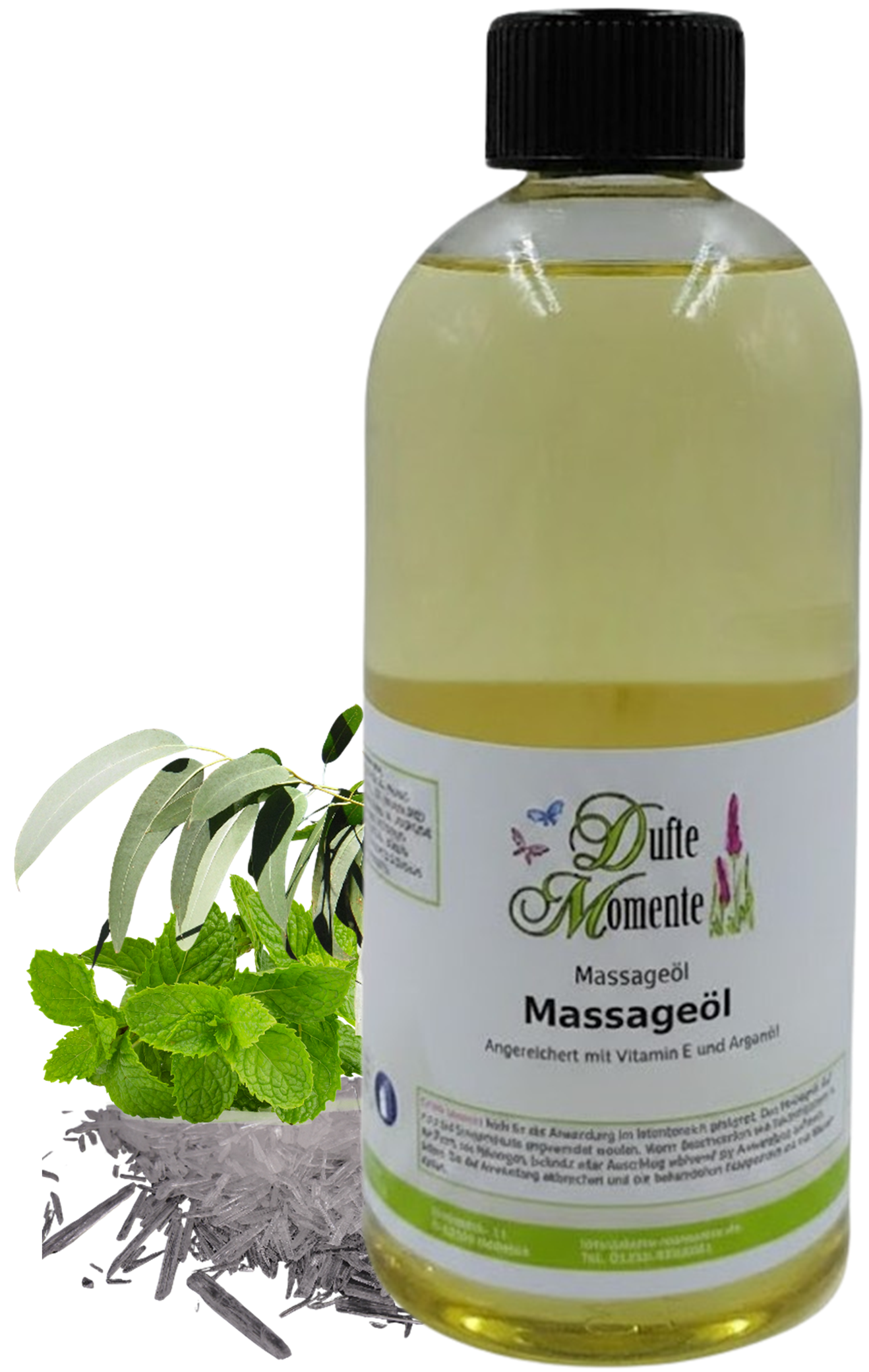Flasche Massageöl 500ml Coolnight